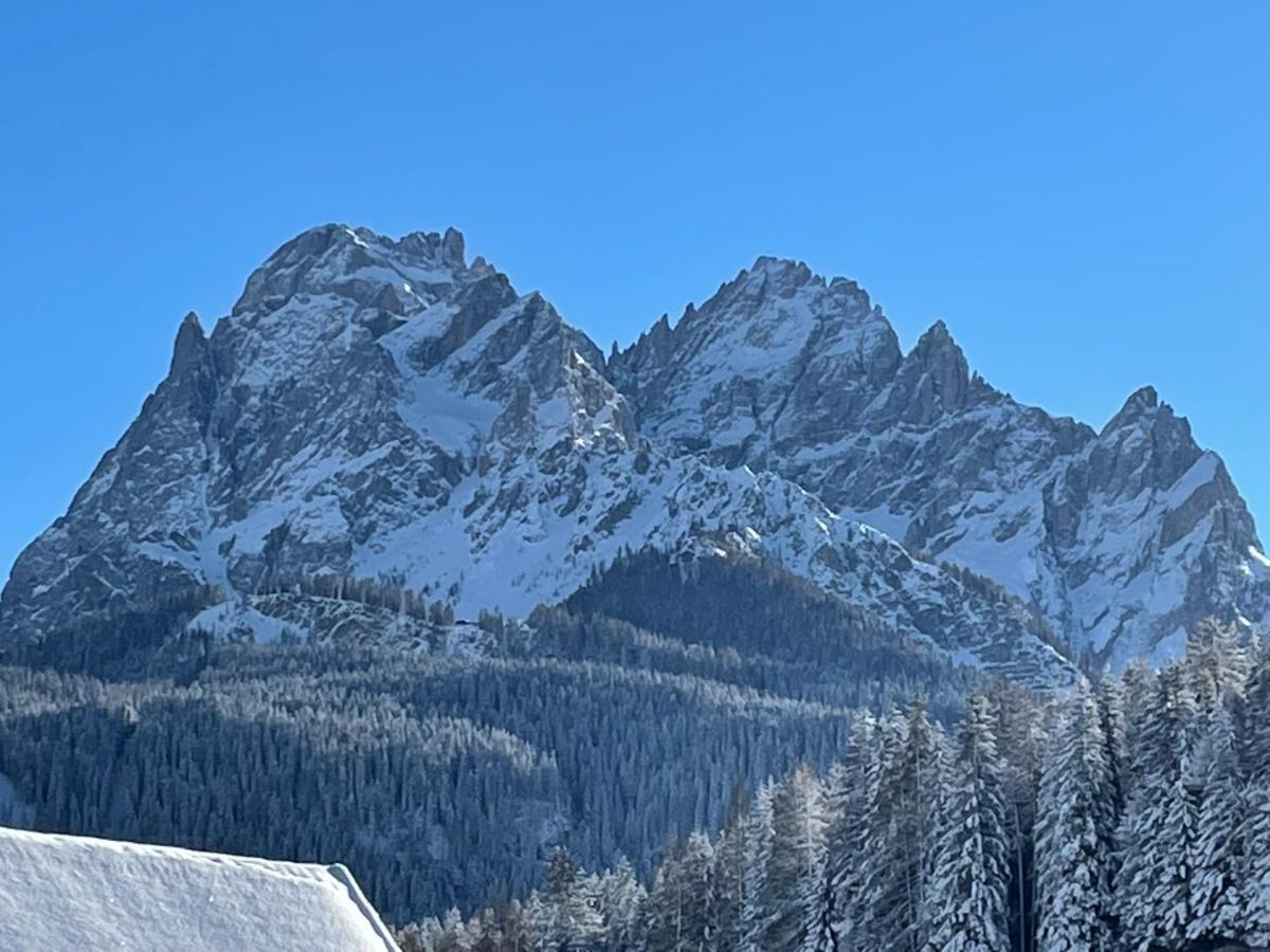Exclusives Apartment Im Sonnenhof Moos Sexten Esterno foto